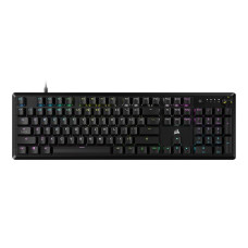 CORSAIR K70 CORE RGB Mechanical Gaming Keyboard - Pre-lubricated Corsair MLX Red Linear Keyswitches - Sound Dampening - Media Control Dial - iCUE Compatible - QWERTY NA Layout - Black